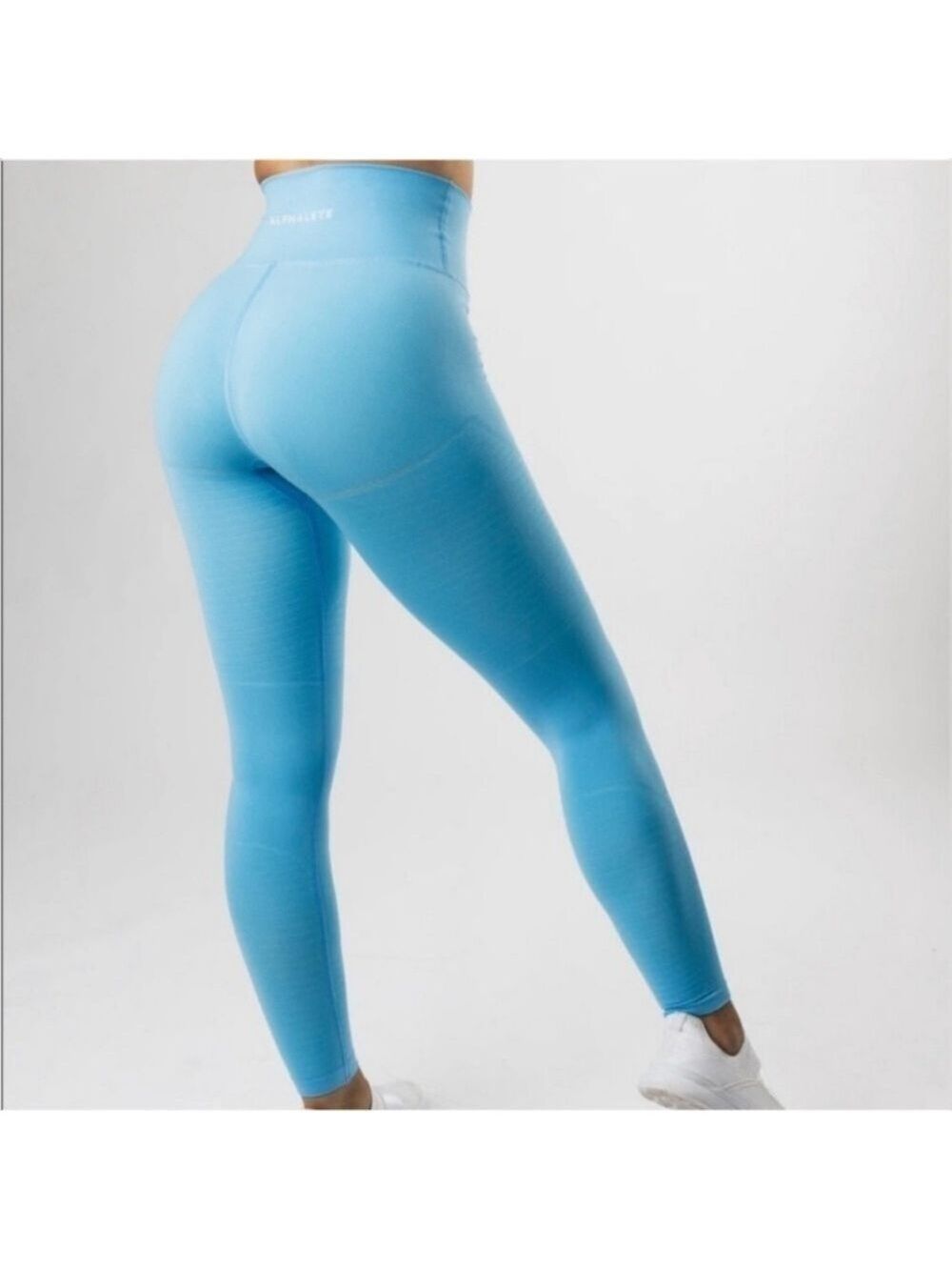 Alphalete OG Revival Contour Seamless Leggings in Atlantic Blue